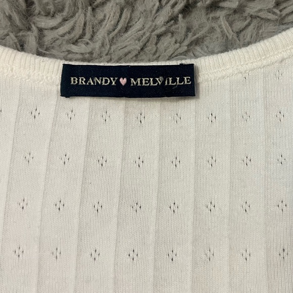 Brandy Melville Button Up Eyelet Zelly Top (DISCONTINUED) - Picture 5 of 5